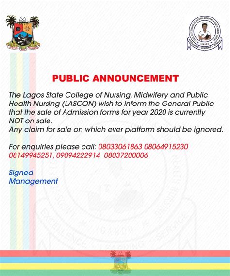 The Lagos State Govt On Twitter Public Announcement Disclaimer On The