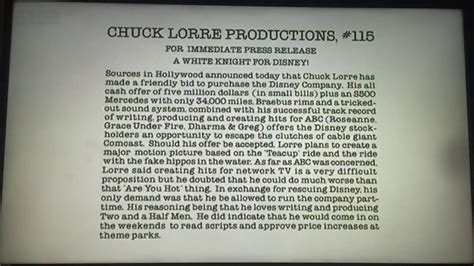 Chuck Lorre Productions 115the Tamnenbaum Companywarner Bros