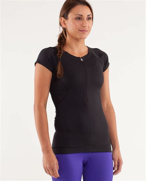 Lululemon women's wunder under high rise, stretchy fitness pants, 25 inch inseam. Lululemon Presta Jersey - Black - lulu fanatics