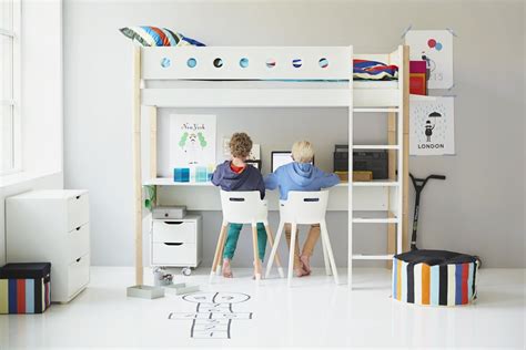 Flexa White Seng Flexa Bed Bunk Bed Designs Kids Bedroom Furniture