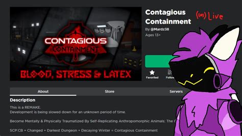 Gelle Plays Contagious Containment Live Roblox Youtube