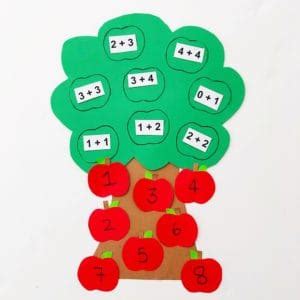 Graph whose connected components are trees: APPLE MATH TREE LEARNING ACTIVITY - Hello Wonderful