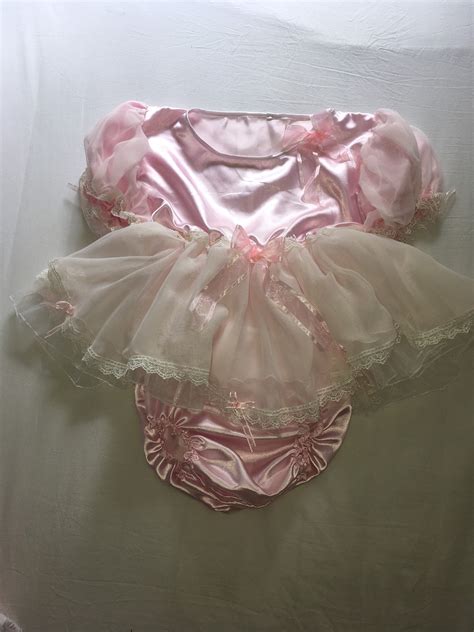 Sale All Sizes 60gbp Abdl Adult Baby Sissy Short Romper