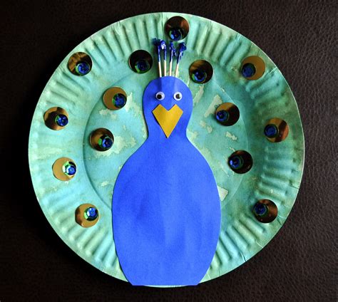Paper Plate Peacock ~ Shes Crafty