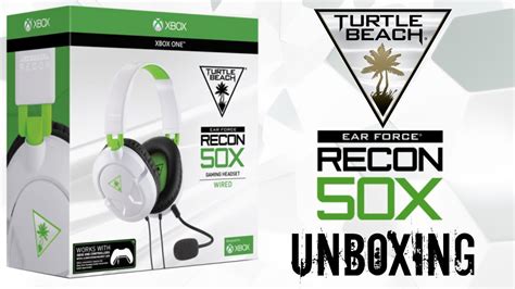 Turtle Beach Recon X Gaming Headset Unboxing Xbox One Youtube