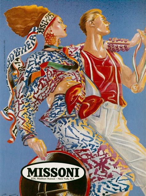 Antonio Lopez Advertising Illustration Missoni 1984 Fashion