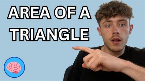 How To Find The Area Of A Triangle Gcse Maths Youtube