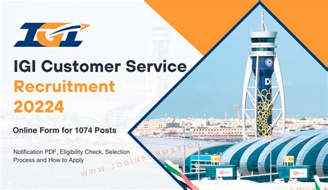 Igi Customer Service Recruitment 2024 Apply Online For 1074 Vacancies