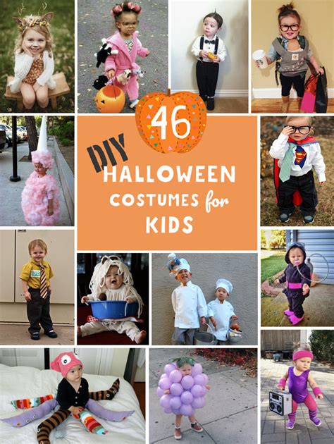 46 Diy Halloween Costumes For Kids Artbar