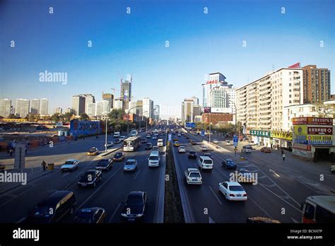Guomao Bridge On Second Ring Road Beijing China Stock Photo Alamy