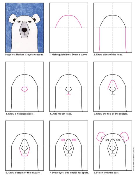 How To Draw A Polar Bear For Kids Images And Photos Finder