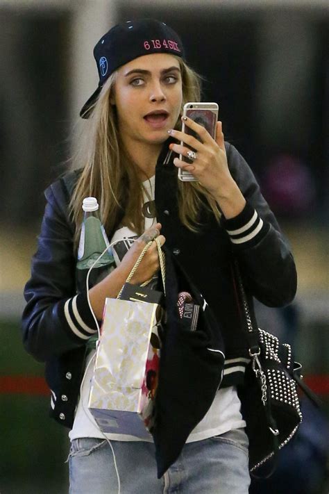 Cara Delevingne At Jfk Airport In New York Hawtcelebs