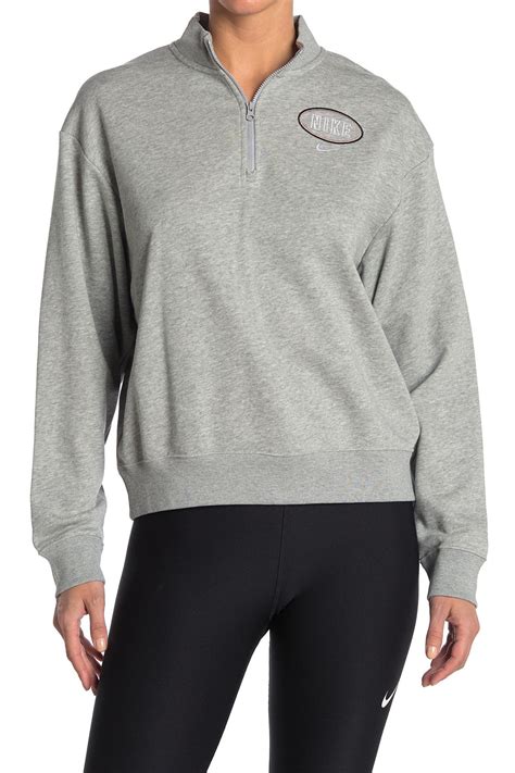 Nike Varsity Quarter Zip Pullover Sweater Nordstrom Rack