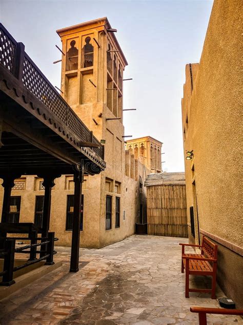 Al Fahidi Historical District Dubai Uae Foto De Stock Imagem De