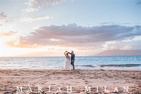 A maui wedding day is a full service wedding/ event planning and coordination company. Heather + Paul at Maluaka Beach Wedding by Mariah Milan