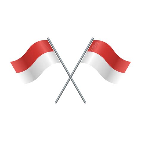 Indonesia Flag Png Vector And Psd Bendera Indonesia Vector Png Image