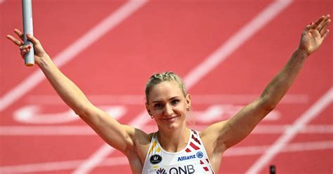 Hanne Claes Verbetert Belgisch Record Op 400m Horden En Plaatst Zich Voor Spelen In Parijs