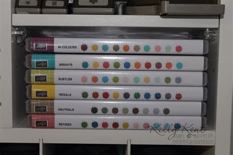 Coordinating Storage Stampin Write Markers Stampin Up Markers