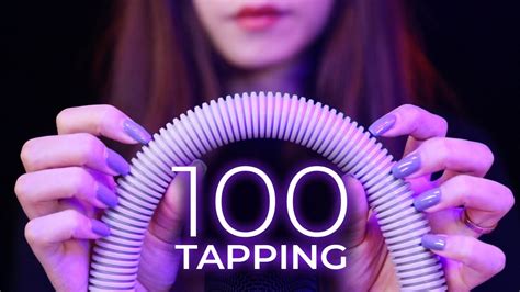 Asmr 100 Tapping Sounds In 10 Minutes No Talking Youtube
