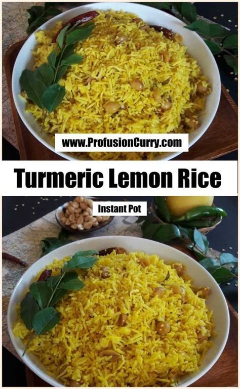 Basmati rice recipe with turmeric and coconut. Turmeric Lemon Rice- InstantPot-Vegan-GF | Recipe in 2020 ...