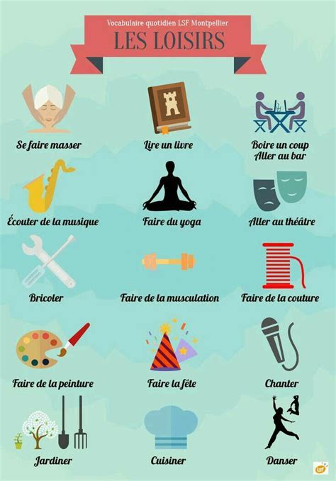 Français: les loisirs #frenchlanguagelearning | Apprendre le français ...