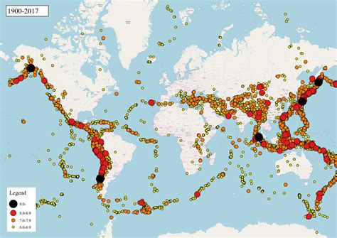 Top 10 Earthquake Zones World Map