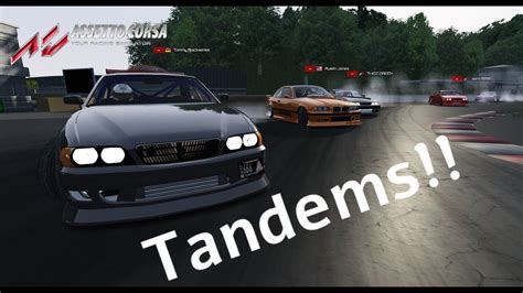 Tandems Drift Montage On Assetto Corsa W Steering Wheel Youtube