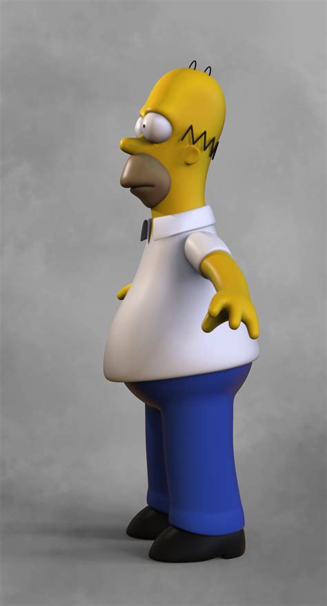3D model Homer Simpson for animation VR / AR / low-poly | CGTrader