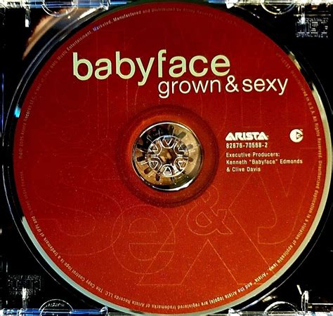 Grown And Sexy Babyface Cd Arista Records 828767056821 Ebay