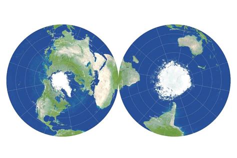 New World Map Projection Minimises D Inaccuracies Geographical