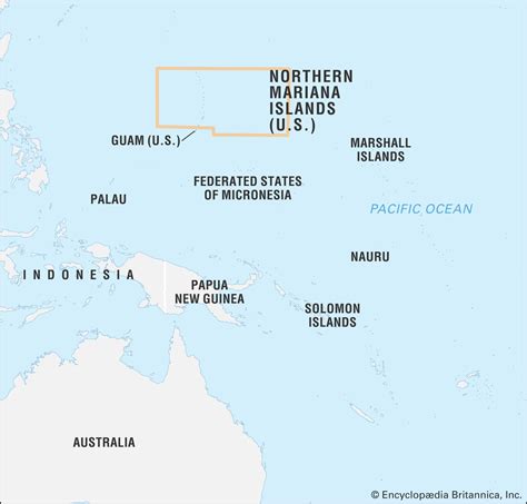 Map Of The Mariana Islands The World Map