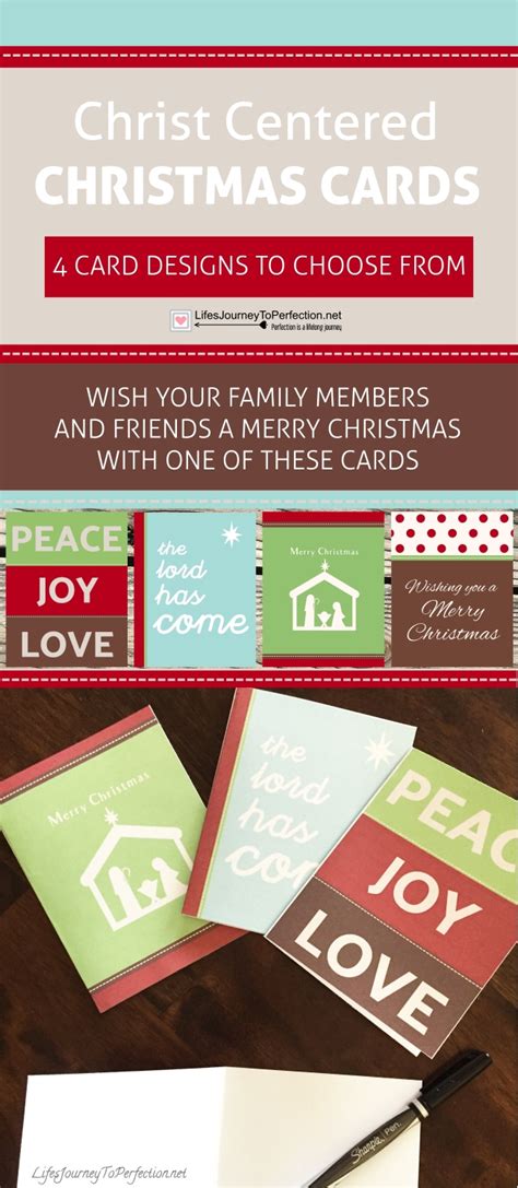 Lifes Journey To Perfection Christmas Cards Printables All You Have