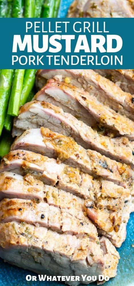 Pork tenderloin can go from juicy and tender, to tough and dry in seconds if you overcook. Traeger Pork Tenderloin with Mustard Sauce | Easy Grilled ...