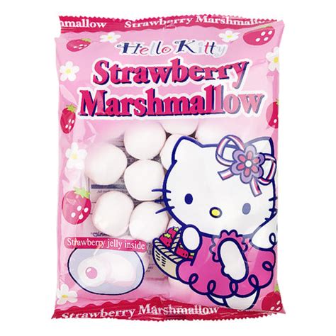 Hello Kitty Marshmallow Strawberry Flavor 90g Arcaera