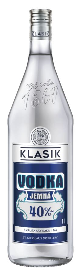 Klasik Vodka Jemná 40% 1l | Drinkcentrum.cz