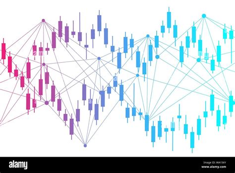 Stock Market Or Forex Trading Graph Chart In Financial Market Vector