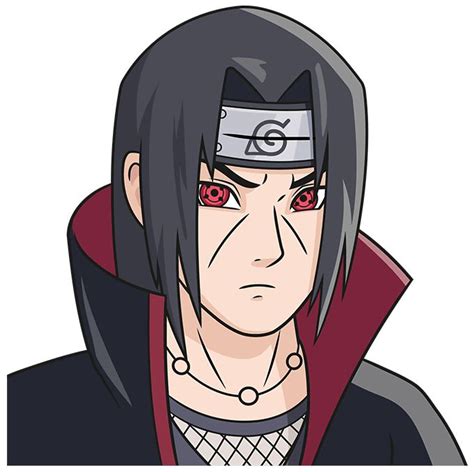 How To Draw Itachi Uchiha Really Easy Drawing Tutorial In 2021