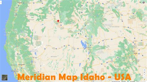 Meridian Idaho Map