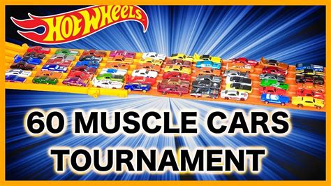 Hot Wheels Muscle Car Elimination Drag Race Tournament Youtube