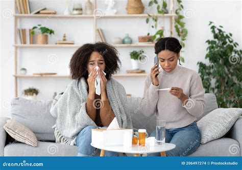 Ambulance For Sick Friend And Take Care Stock Photo Image Of