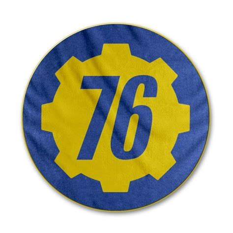 Fallout 76 Logo 48 Round Blanket