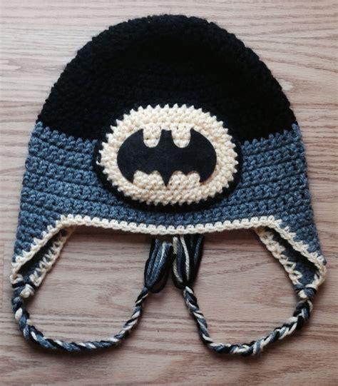 Crochet Batman Hat Basic Pattern From Repeat Crafter Me Felt Bat Cut