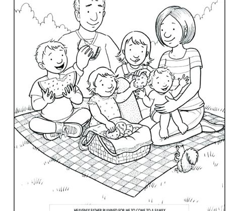 1024x1024 summer scene coloring sheets beach coloring page. Family Picnic Coloring Pages at GetColorings.com | Free ...