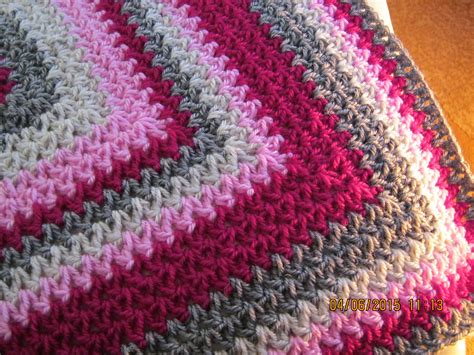 V Stitch Afghan Basic Crochet Stitches Crochet Afghan V Stitch
