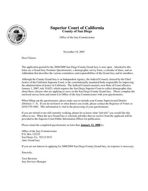 Character Reference Letter To Court Cover Letter
