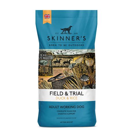 Skinners Field And Trial Adult Working Dog Food Duck And Rice 15kg Feedem