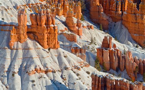 Winter Fairy Tails Aerial View Towards Sunset Point Bryce Canyon