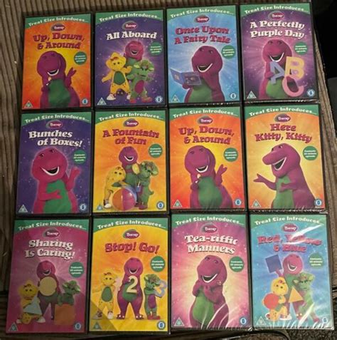 Barney Sesame Street Dvd Lot