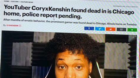 Coryxkenshin Kills Himself On Camera Live Death On Cam Youtube