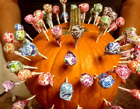 Day 145 Trick Or Treaters Lollipop Pumpkin Simple And Seasonal
